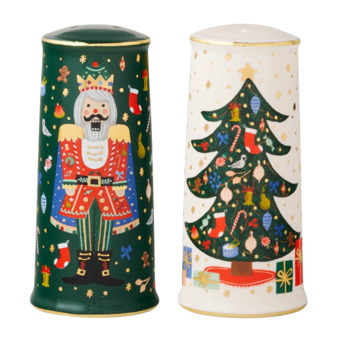 RIFLE PAPER Nutcracker Salt And Pepper Shaker Set