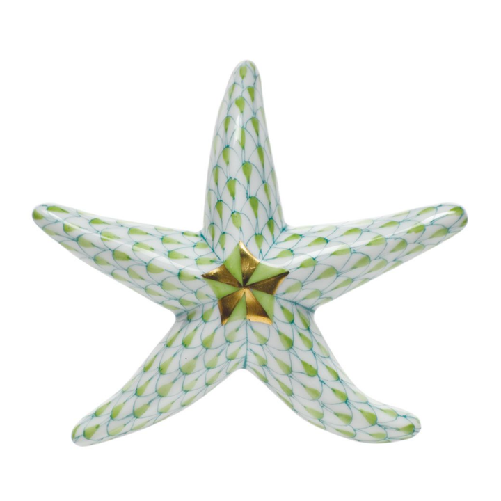 HEREND Miniature Starfish BLUE,RASPBERRY,GREEN,KEYLIME