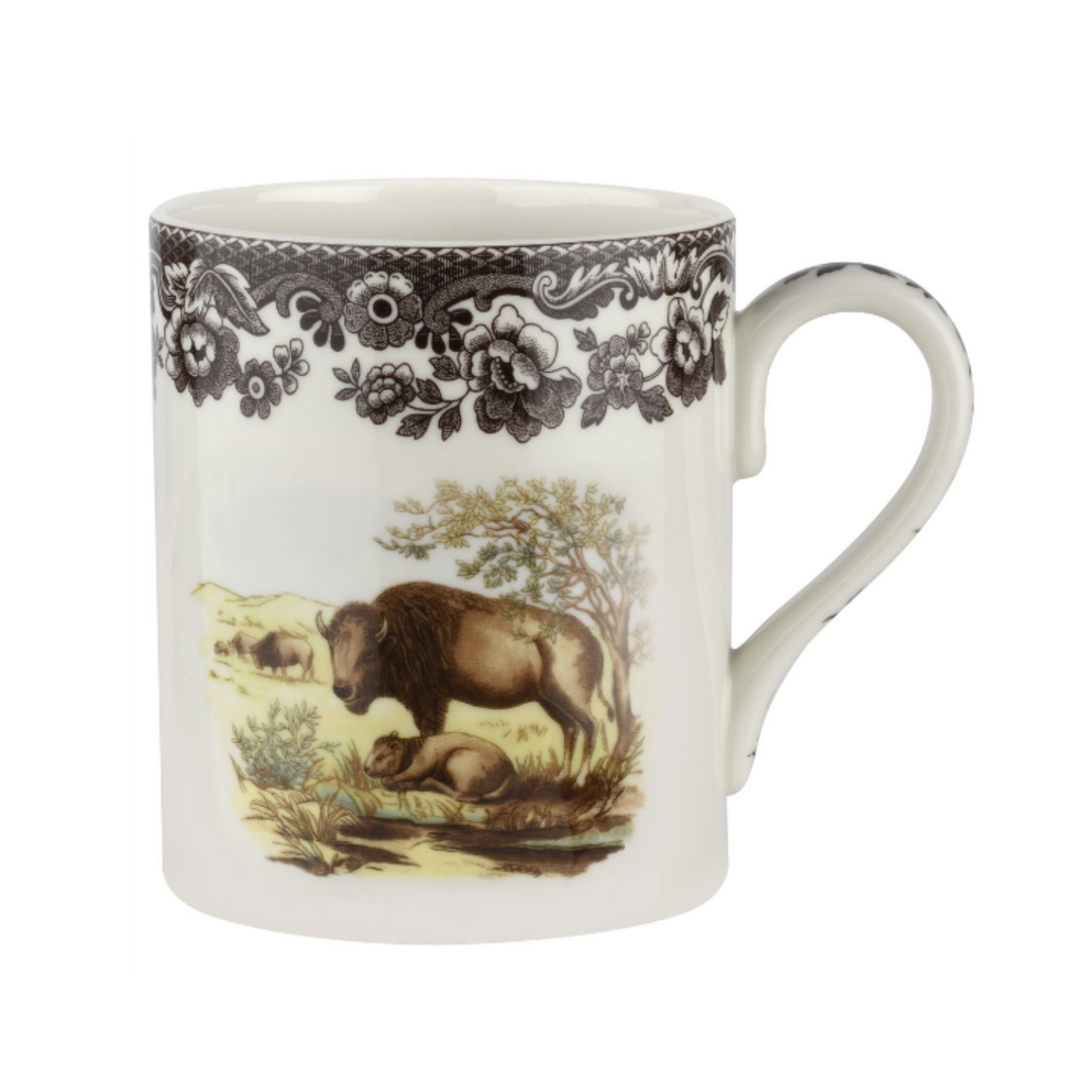 SPODE WOODLAND BISON MUG