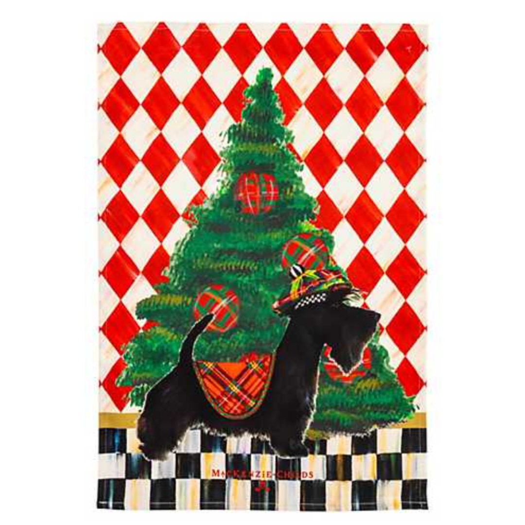 MACKENZIE CHILDS Scottie Dish Towel