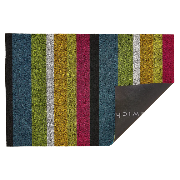 CHILEWICH SHAG BOLD STRIPE UTILITY MAT