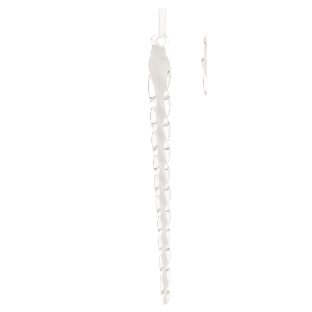 MELROSE Twisted Icicle Large Ornament