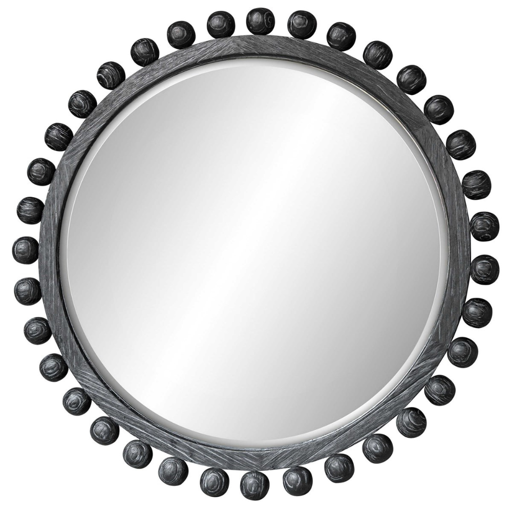 UTTERMOST BRIANZA EBONY ROUND MIRROR