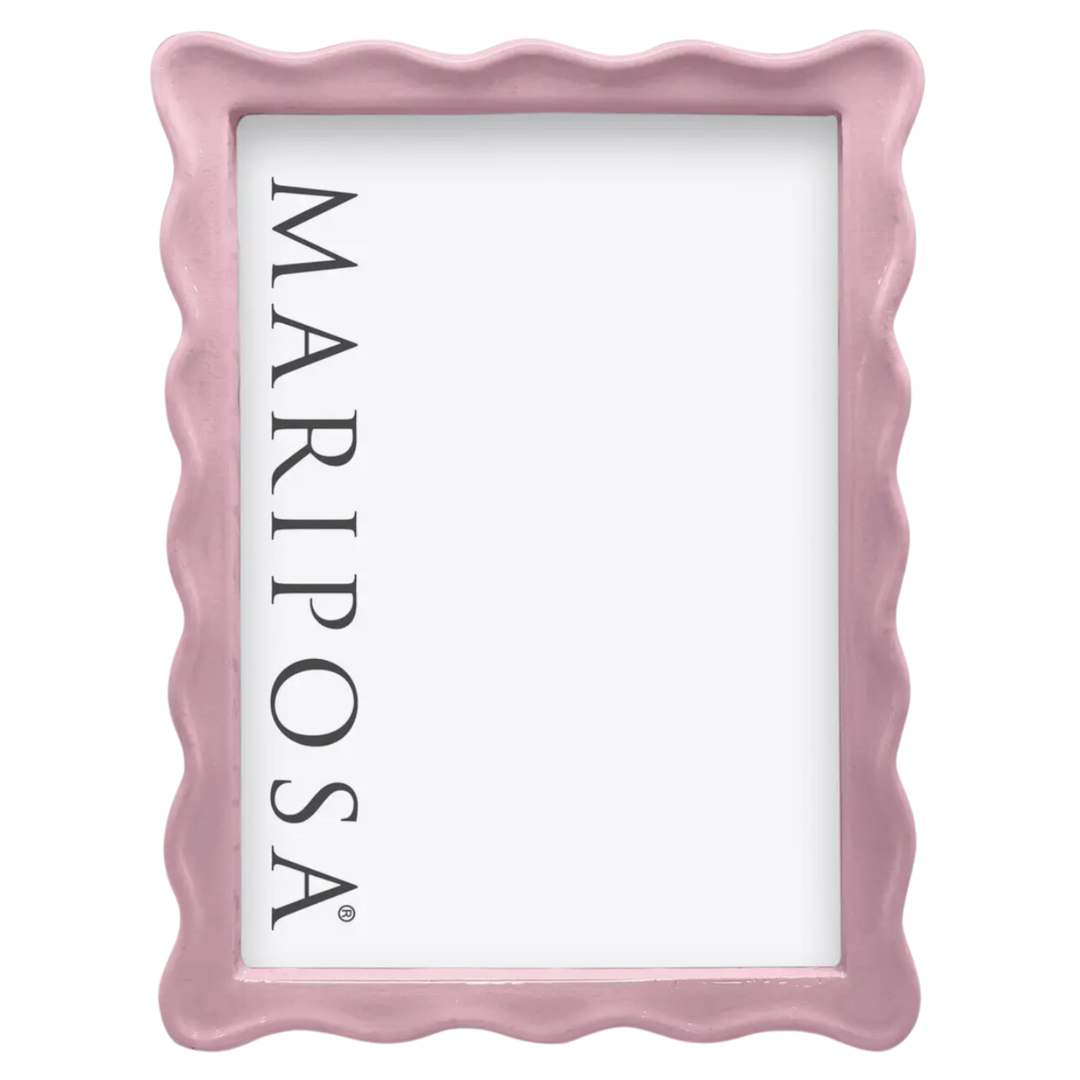 MARIPOSA Large Wavy Pink Frame