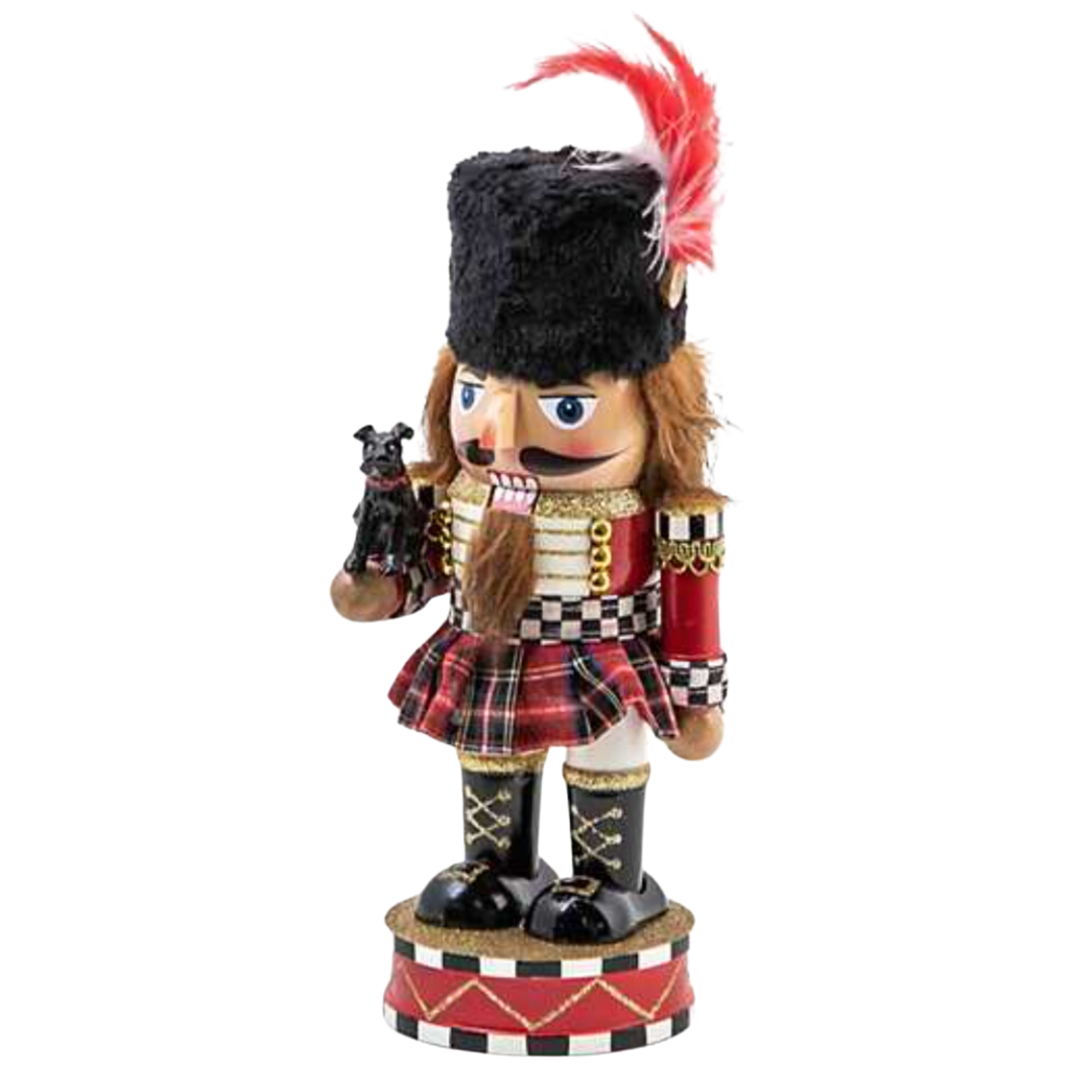 MACKENZIE CHILDS Tartastic Scottish Nutcracker