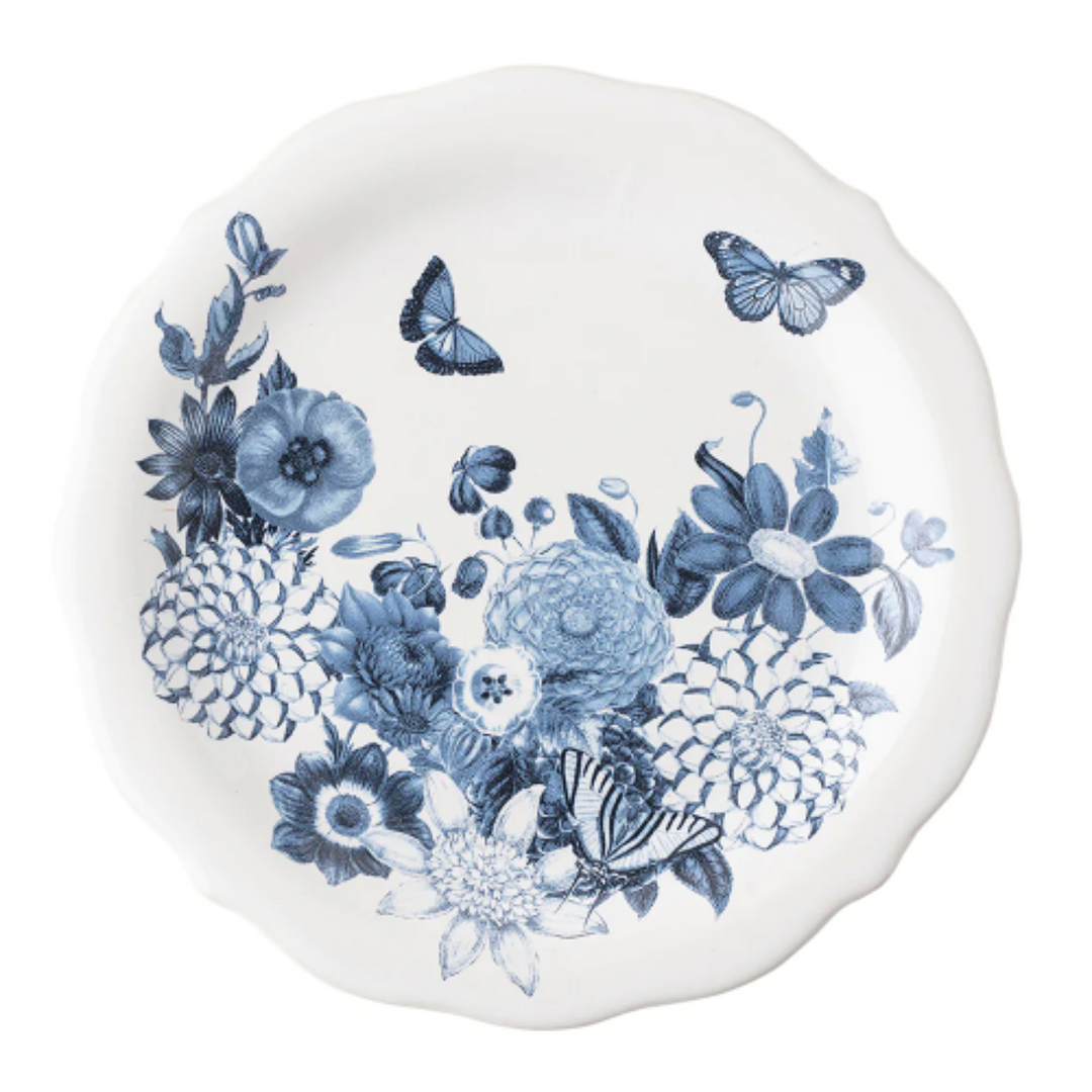 JULISKA FIELD OF FLOWERS CERAMIC DESSERT OR SALAD PLATE - CHAMBRAY