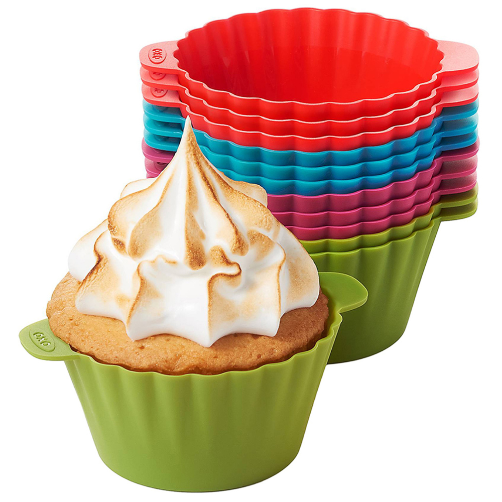 SILCONE BAKING CUPS 12-PACK
