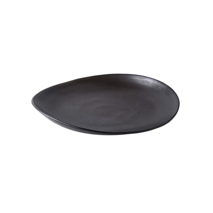 SIMON PEARCE Barre Slate Side Or Salad Plate