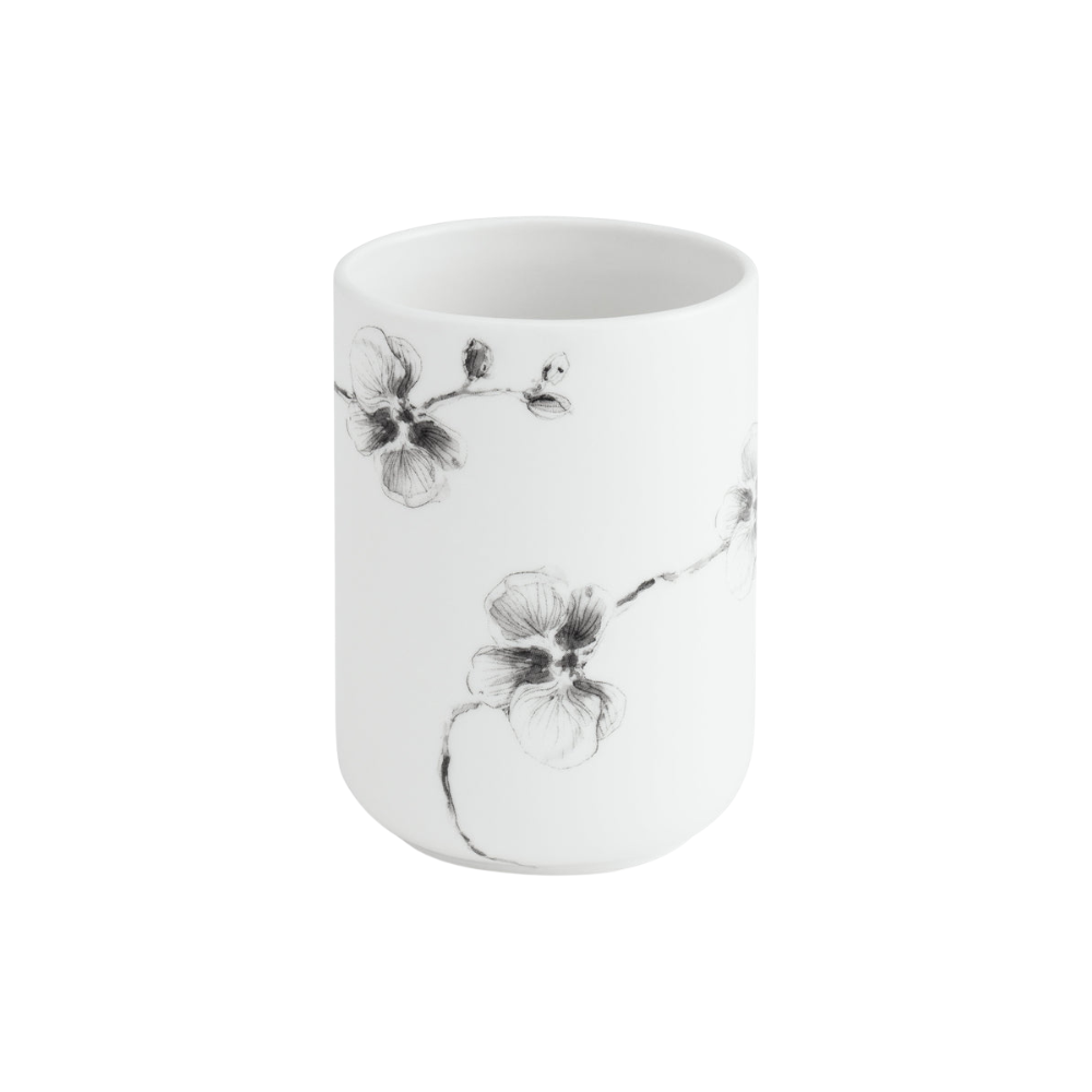 MICHAEL ARAM ORCHID PORCELAIN TOOTHBRUSH HOLDER