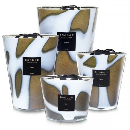 BAOBAB COLLECTION STONES AGATE MAX10 CANDLE