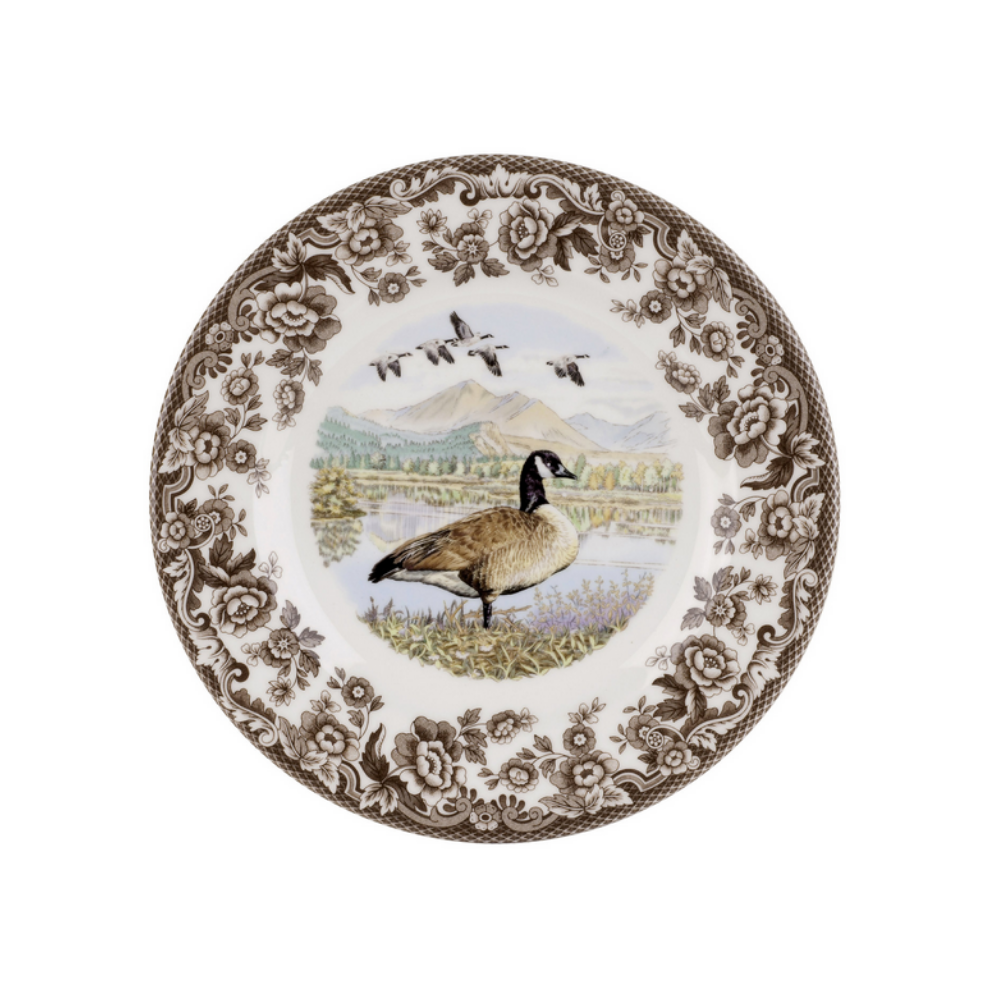 SPODE Woodland Candian Goose Salad Plate