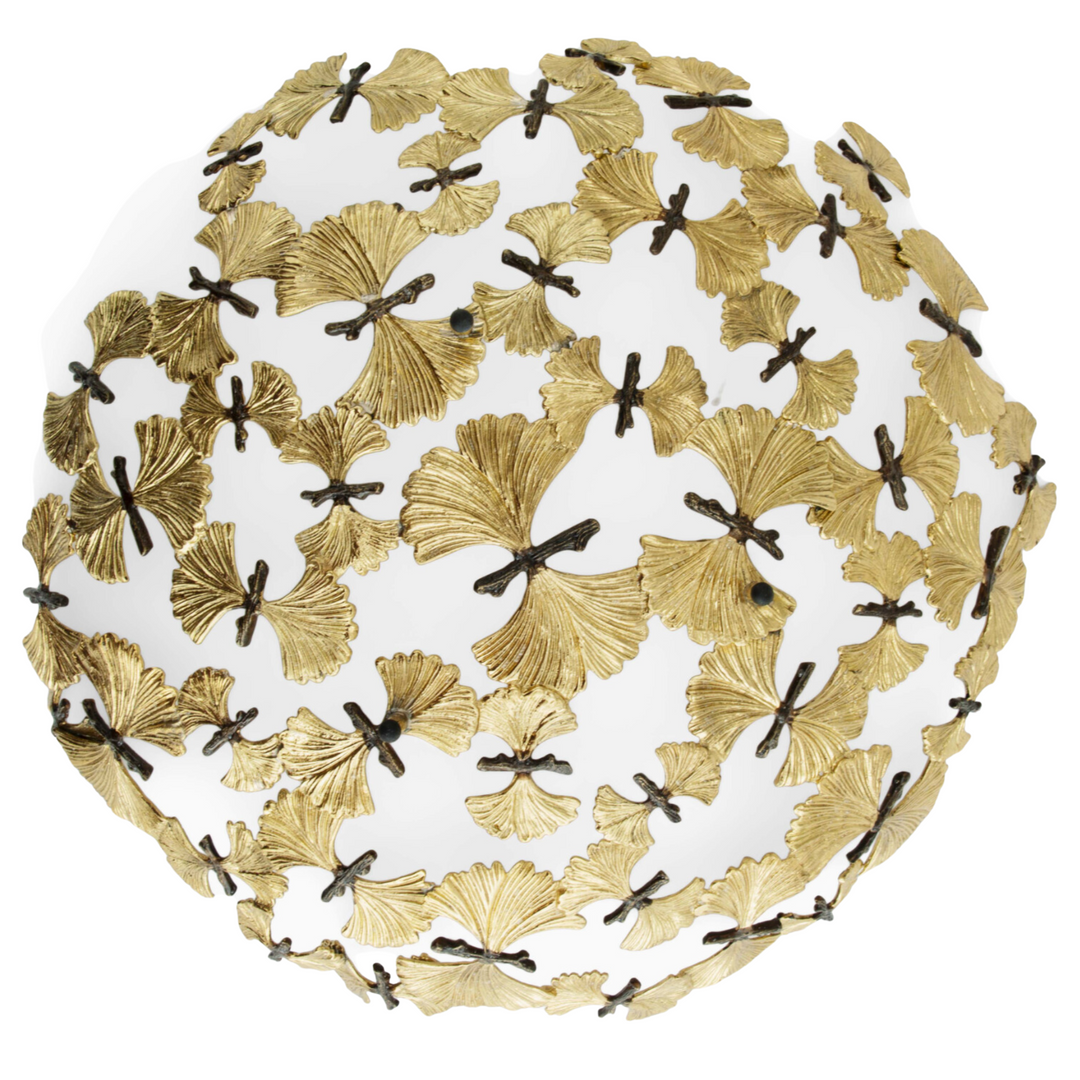 Butterfly Ginkgo Gold Centerpiece Platter