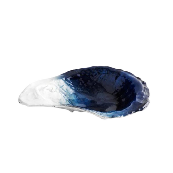 MICHAEL ARAM OCEAN REEF OYSTER NUT DISH SAPPHIRE ENAMEL