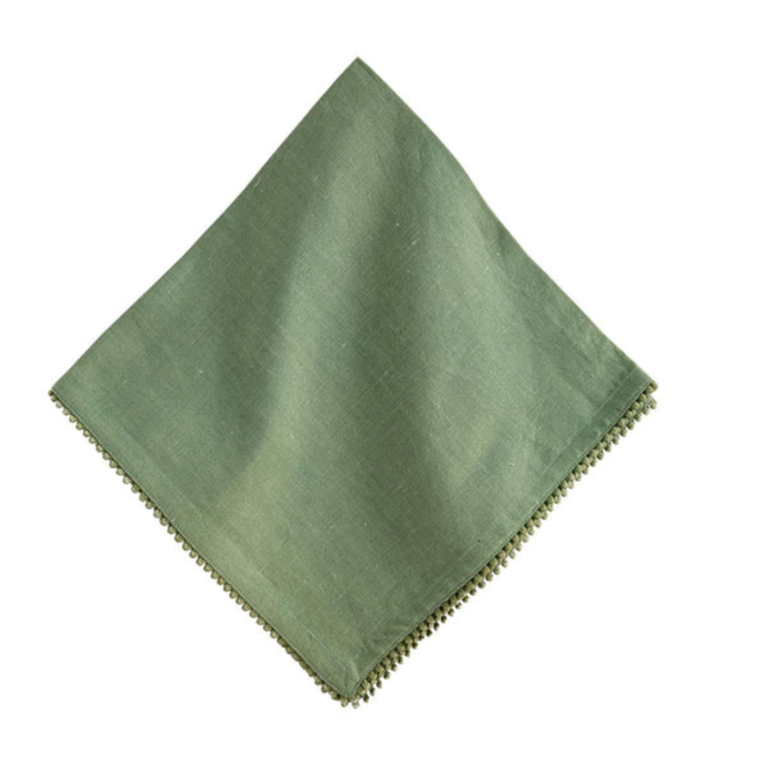 JULISKA Berry Trim Watercress Napkin Default Title