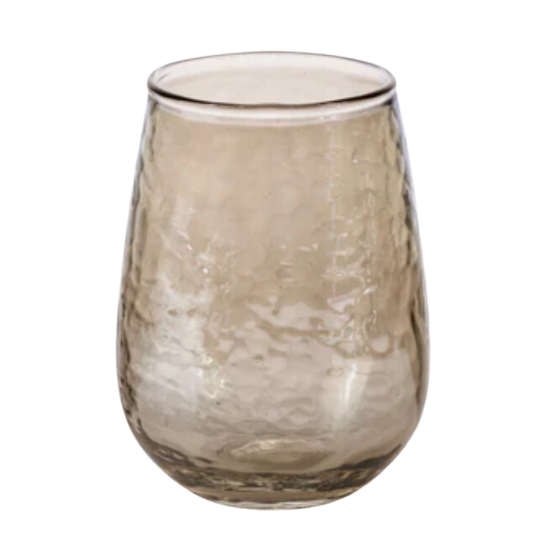 KARMA Amber Stemless Wine Glass