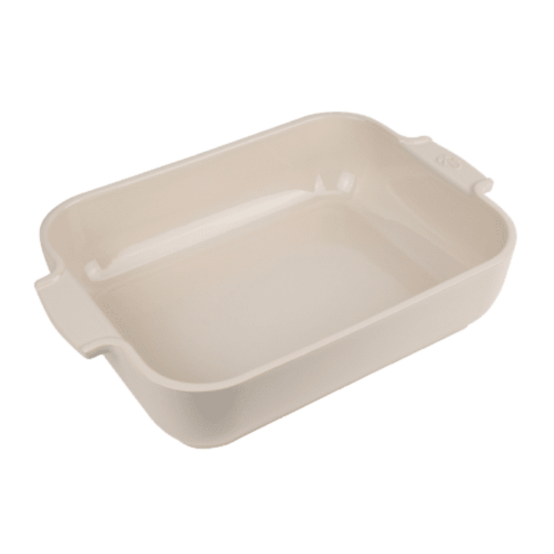 PEUGEOT Appolia Ecru Ceramic Rectangular Baker