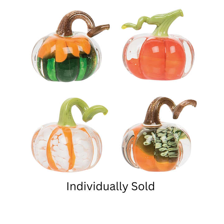 C&F HOME Mini Artglass Pumpkin