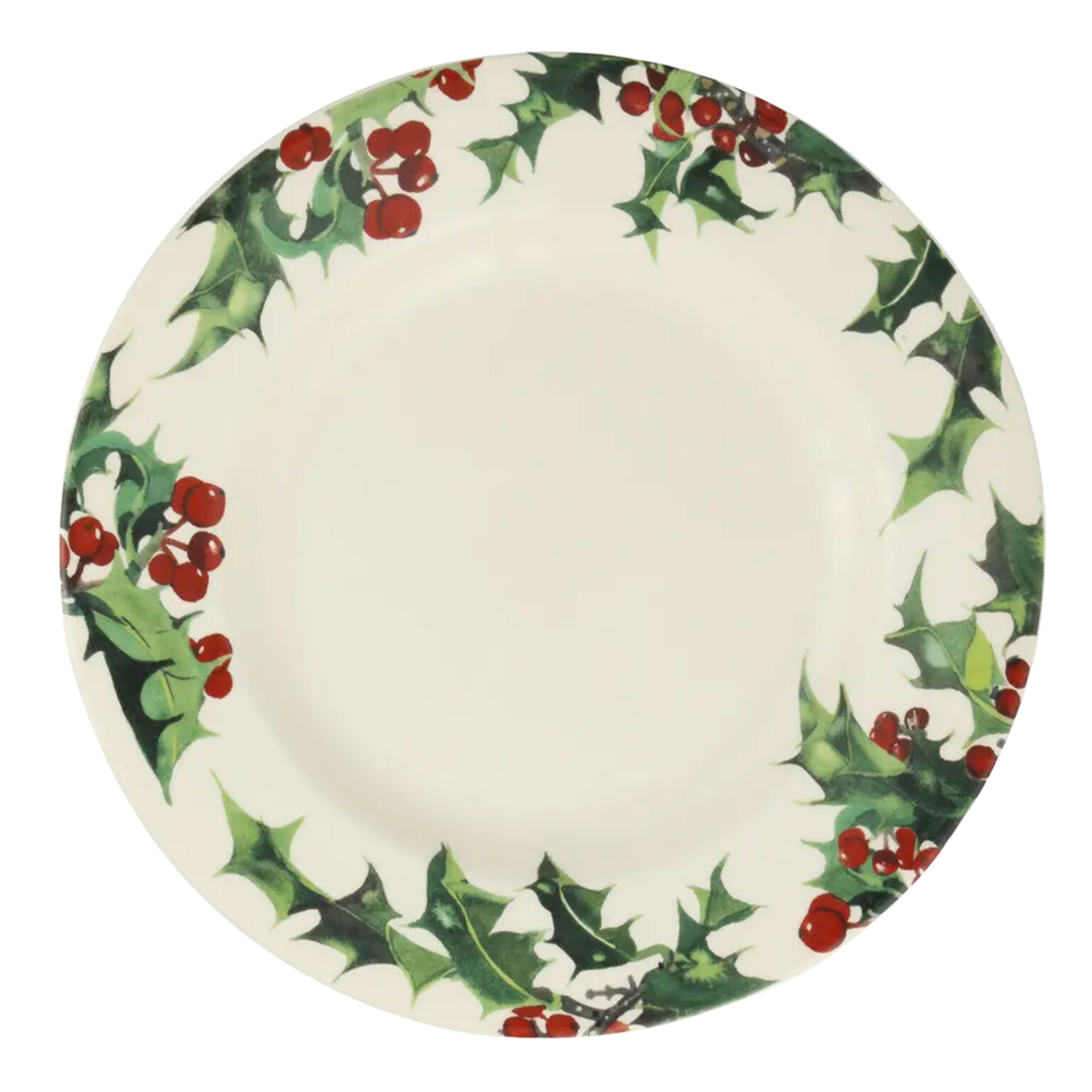 EMMA BRIDGEWATER Holly Dinner Plate