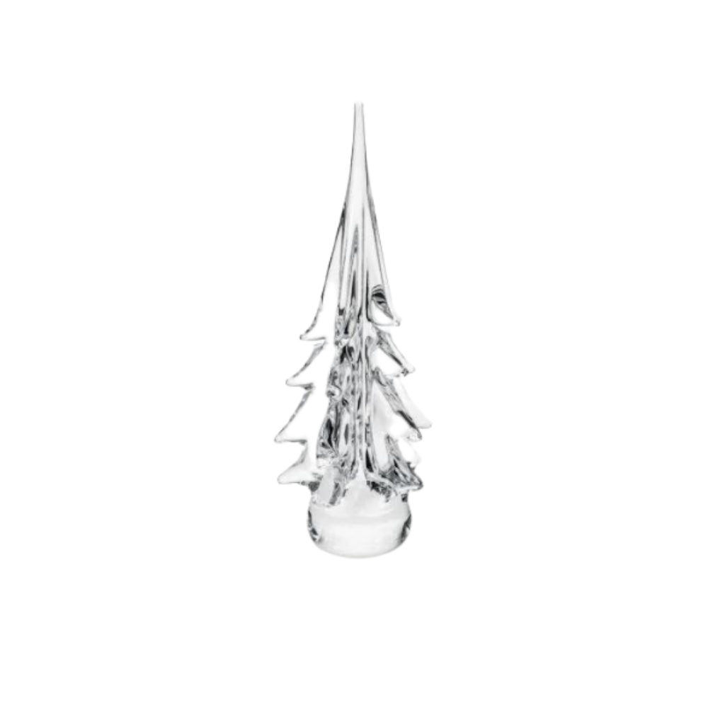 SIMON PEARCE Evergreen 14" Spruce Glass Tree