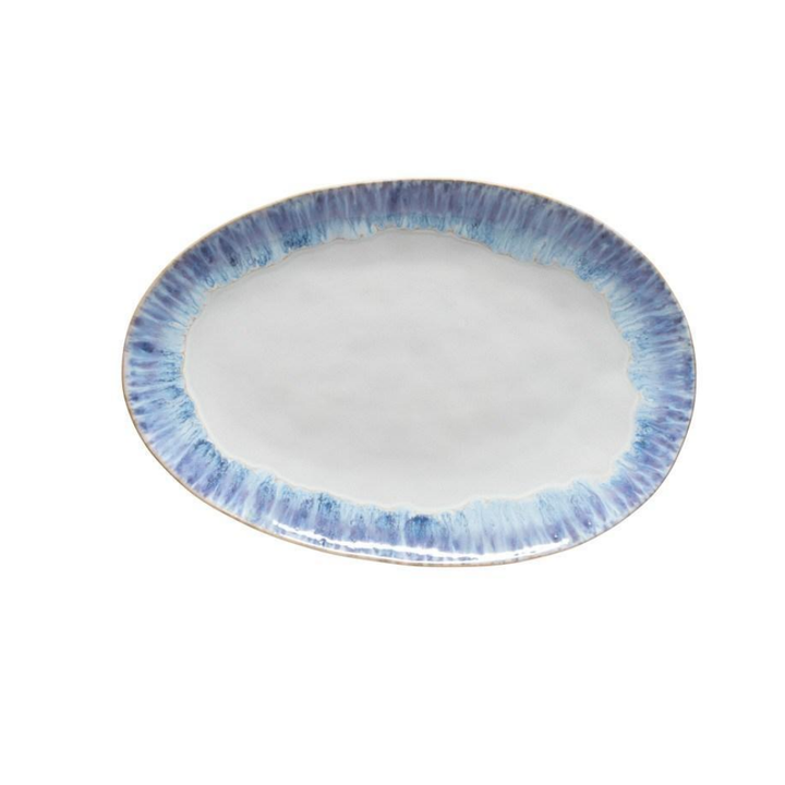 CASAFINA BRISA RIA BLUE LARGE OVAL PLATTER LARGE OVAL PLATTER