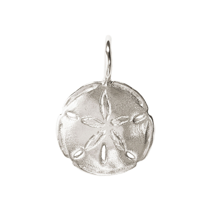 HEATHER B. MOORE STERLING SILVER HIGH POLISH SAND DOLLAR CHARM