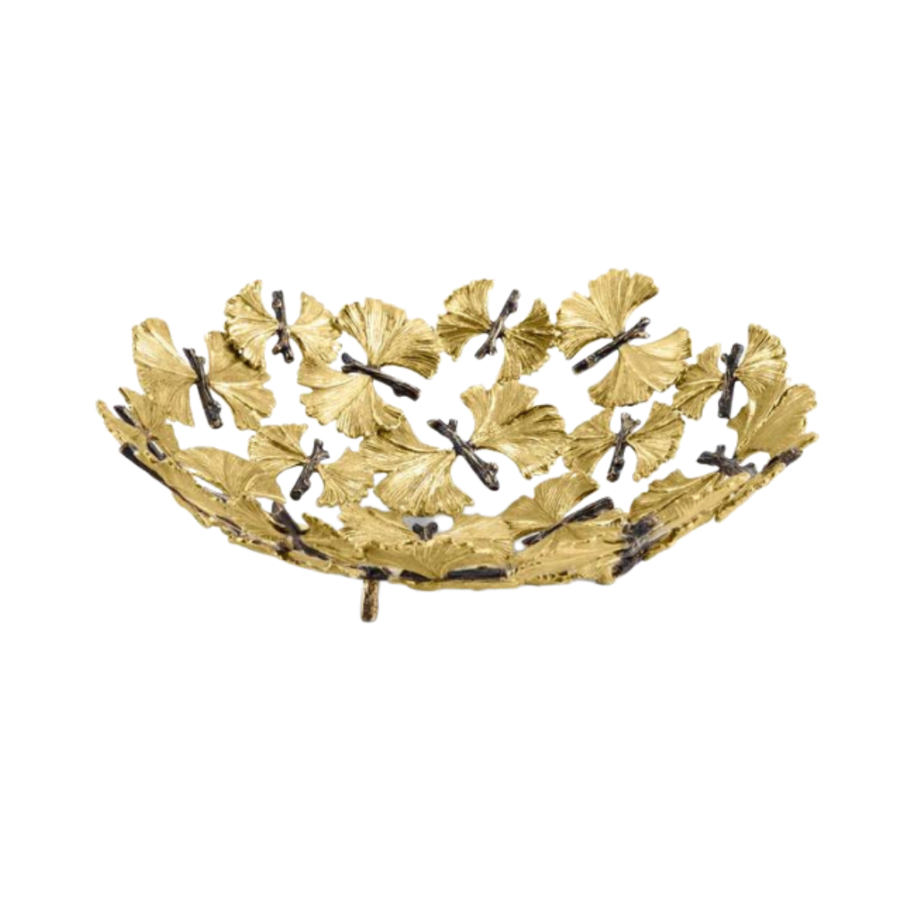 MICHAEL ARAM BUTTERFLY GINKGO BREAD BASKET