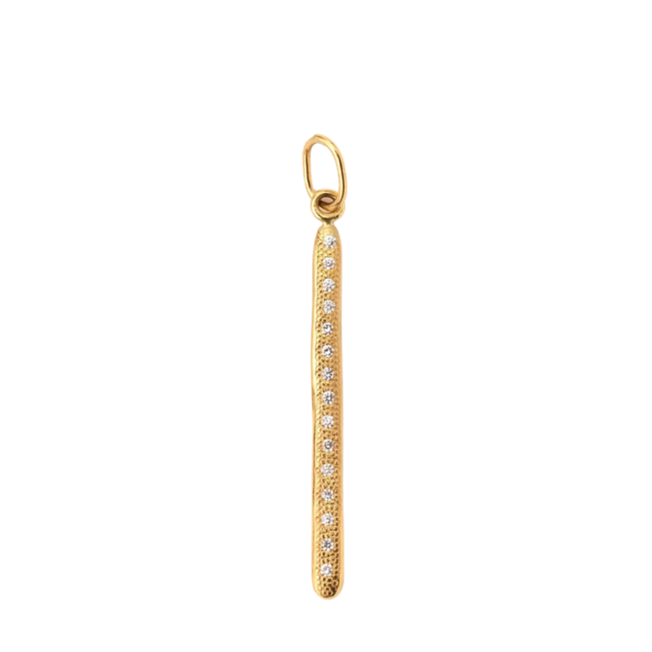 ANNE SPORTUN 18K YELLOW GOLD STARDUST STICK CHARM