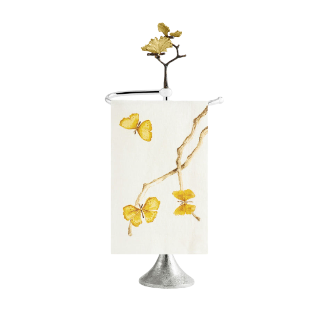 MICHAEL ARAM BUTTERFLY GINKGO FINGERTIP TOWEL STAND