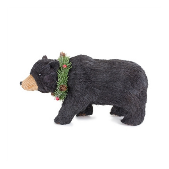 MELROSE INDIVIDUALLY SOLD CHRISTMAS BEAR WITH WREATH