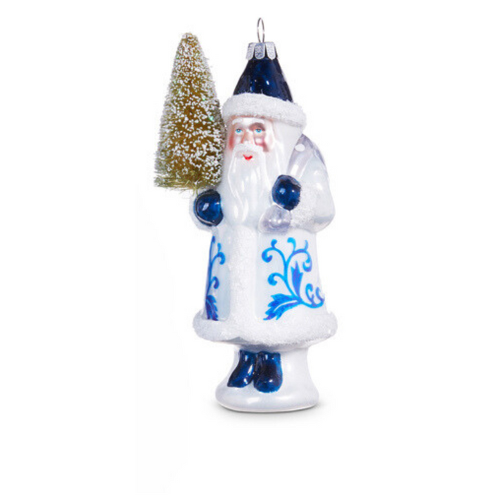 RAZ IMPORTS INDIVIDUALLY SOLD SANTA ORNAMENT WITH A CHRISTMAS TREE