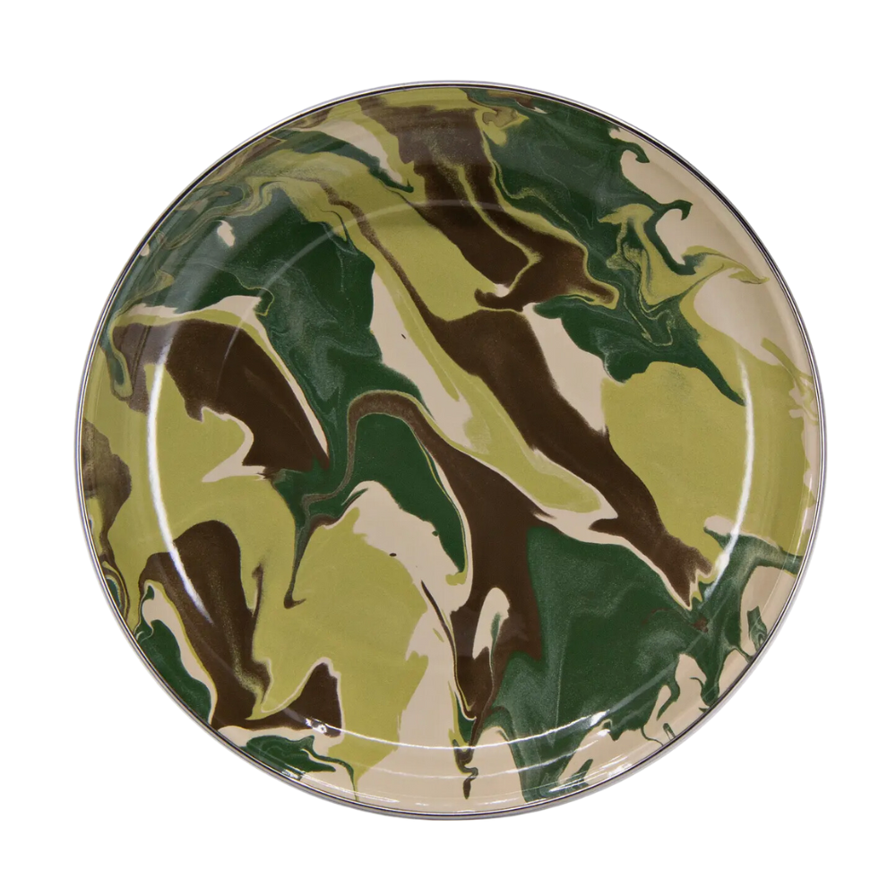 GOLDEN RABBIT Camouflage Pasta Plate