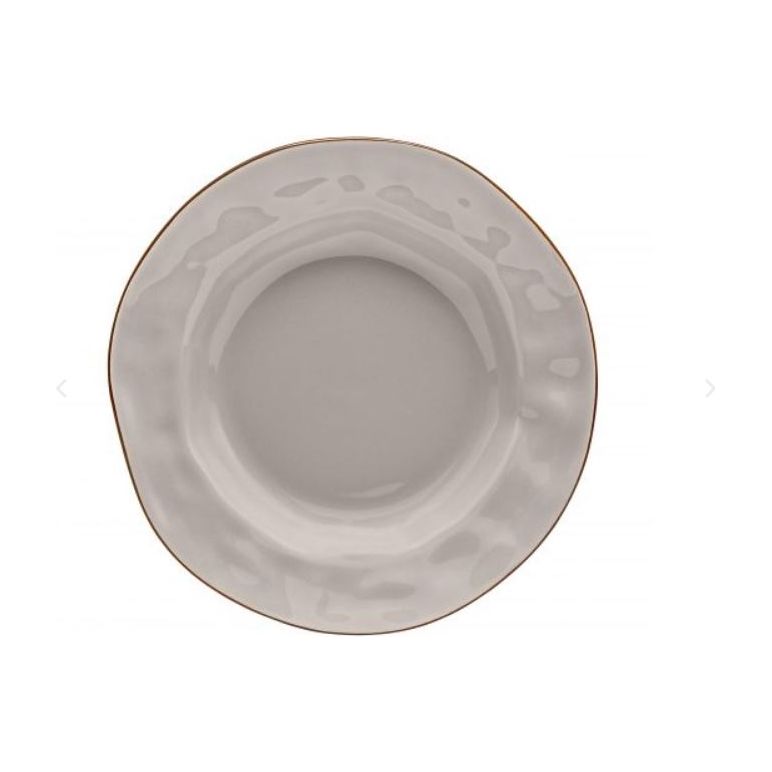 SKYROS CANTARIA GREIGE PASTA/RIM SOUP BOWLS