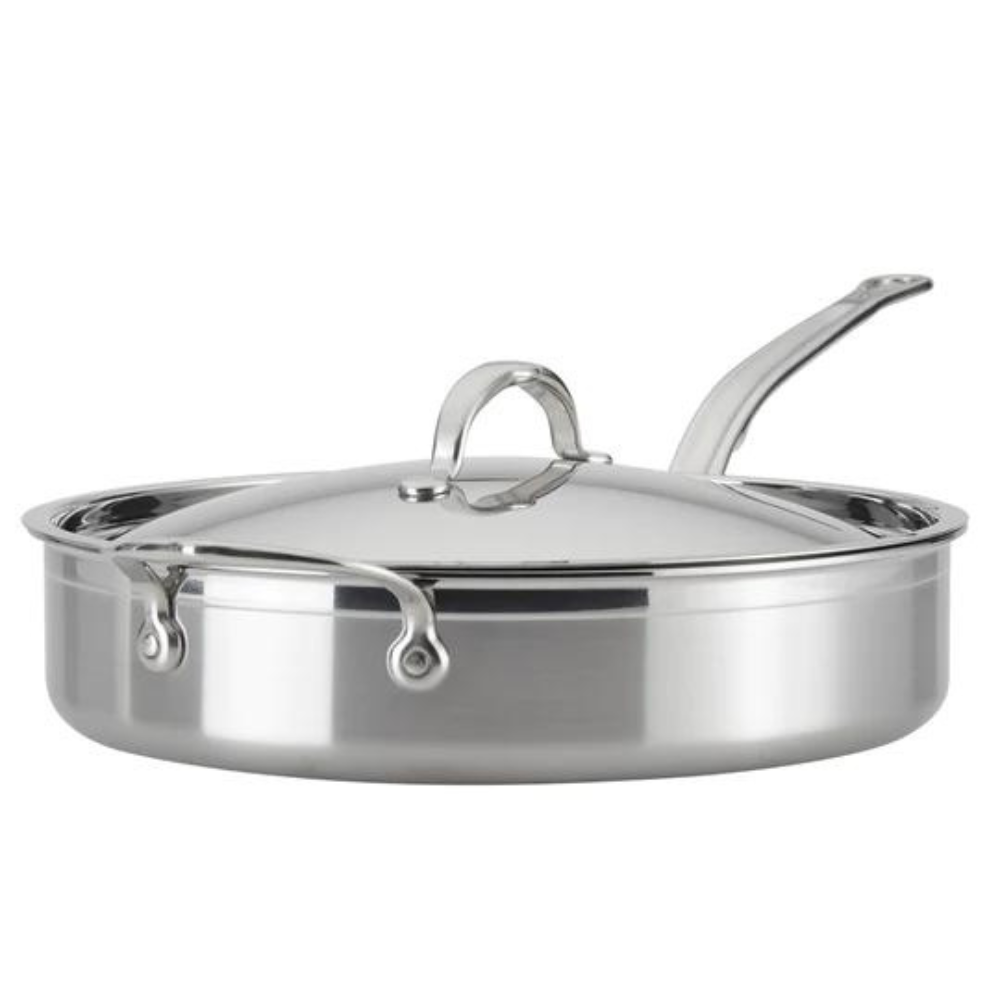 HESTAN Probound Stainless Covered Saute Pan