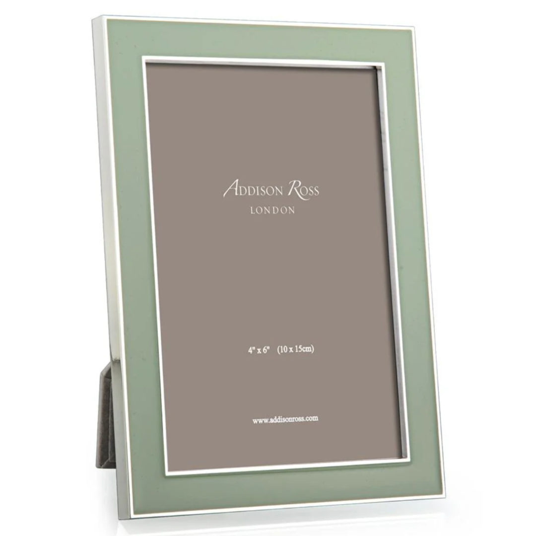 ADDISON ROSS Pale Sage Green With Silver Frame Default Title