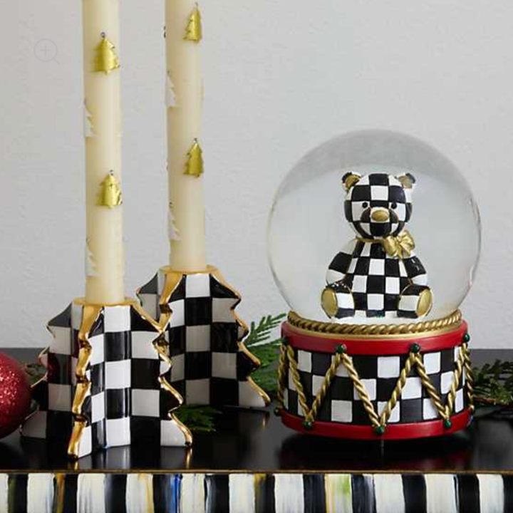 MACKENZIE CHILDS Check Tree Candle Holder