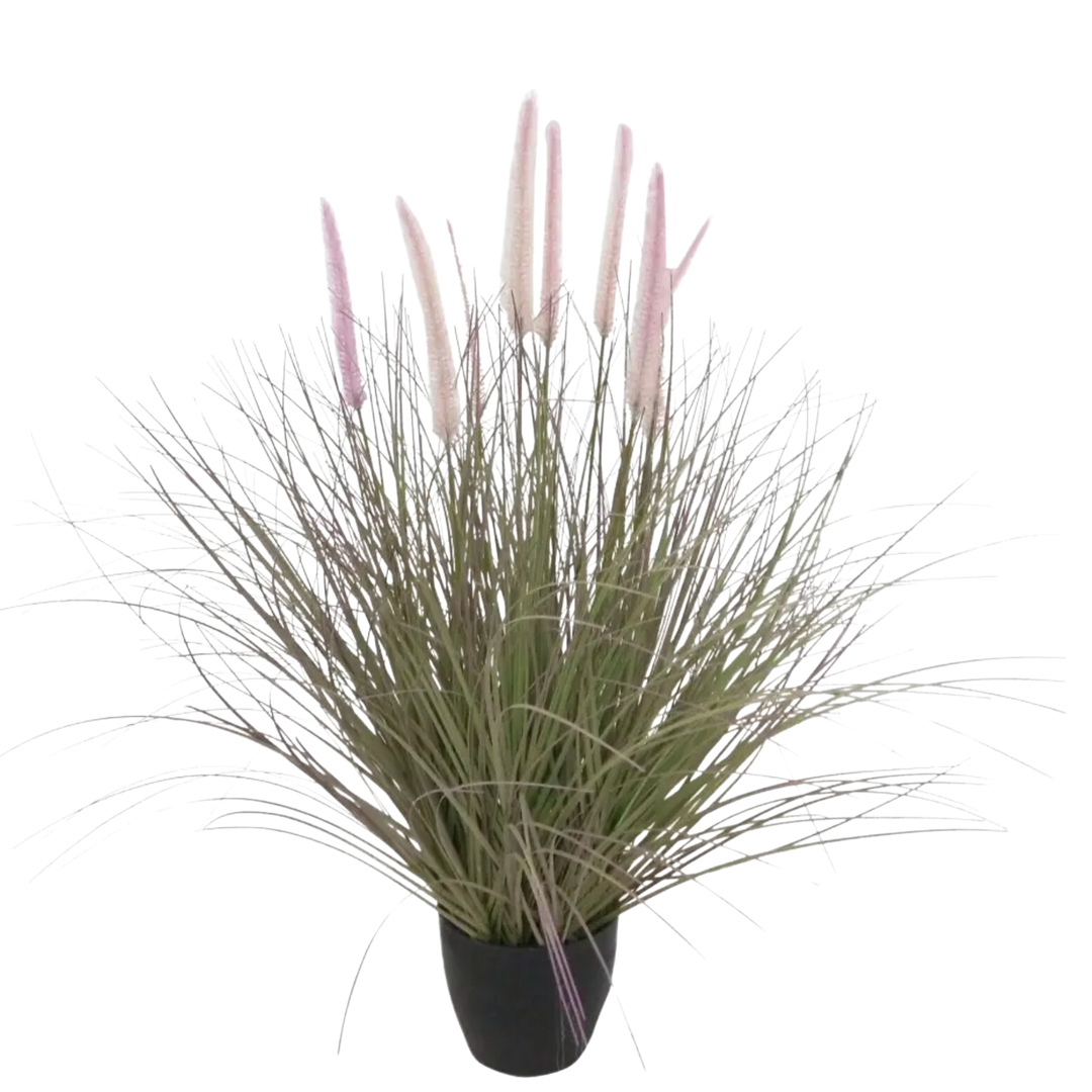 BIDKHOME Faux Dogtail Grass In Plastic Pot