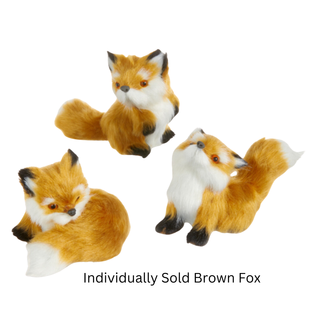 RAZ IMPORTS Individually Sold Brown Fox Ornament