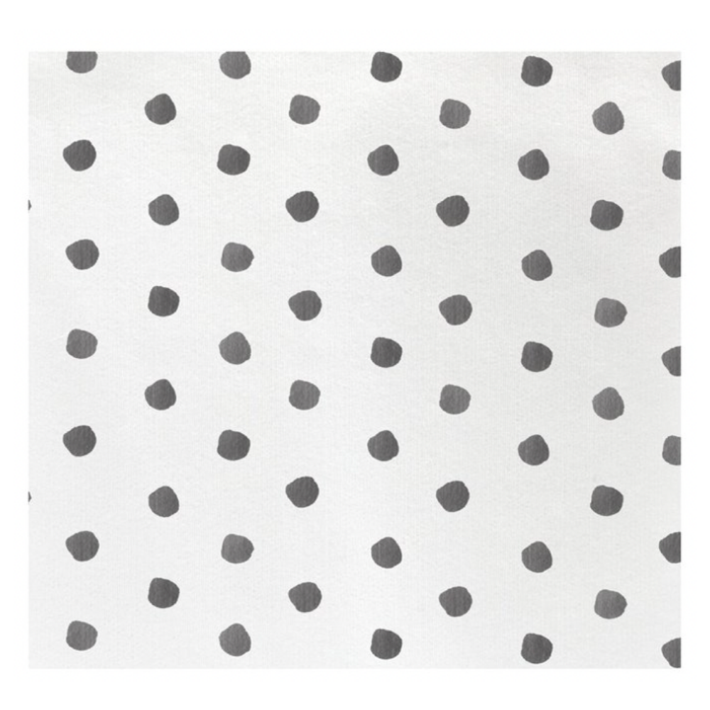 VIETRI Papersoft Gray Dot Dinner Napkins