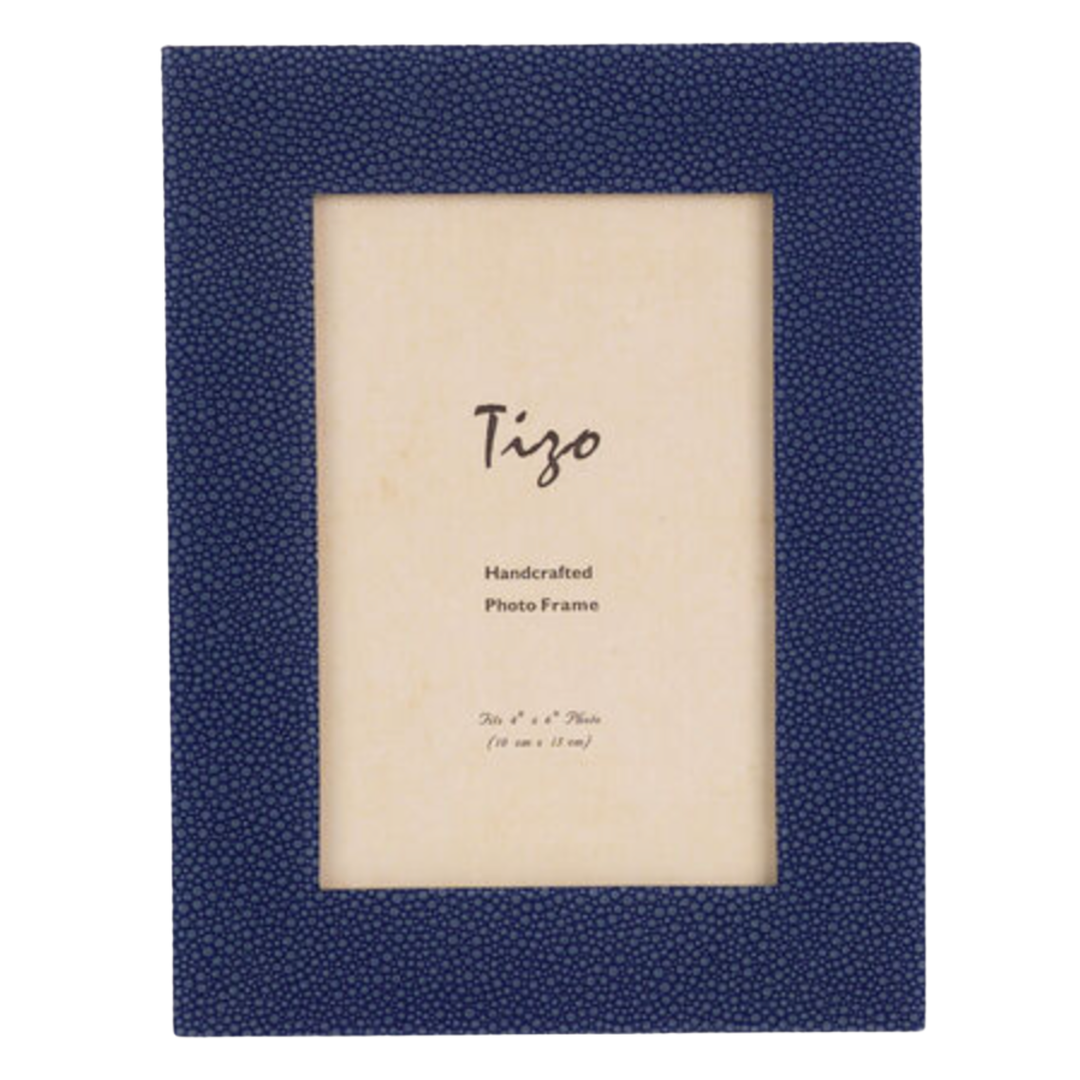 TIZO Blue Shagreen Wood Frame