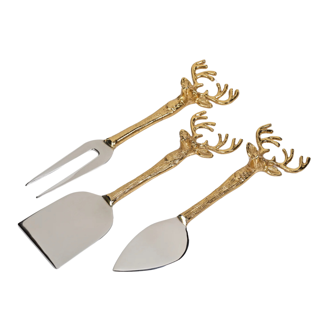 ZODAX Stag Head Fromage Set