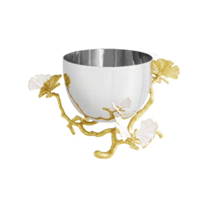 MICHAEL ARAM Butterfly Ginkgo Gold Nut Bowl