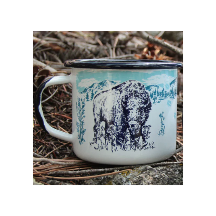 ALPINECHO BISON ENAMEL MUG