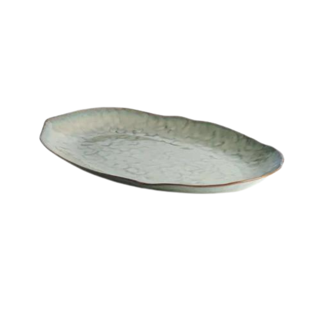 SIMON PEARCE Moss Glen Large Oval Platter