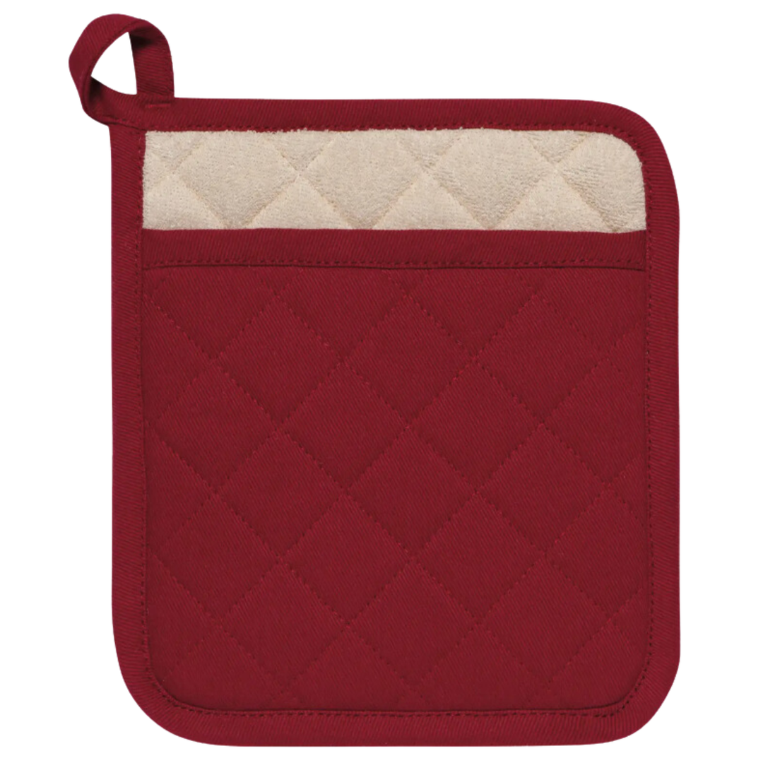 NOW DESIGNS Superior Carmine Red Potholder