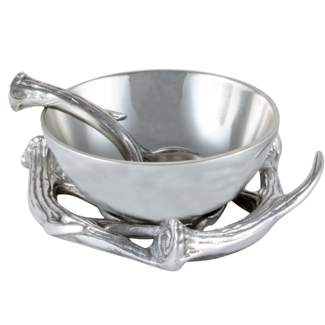 ARTHUR COURT Antler Condiment Server