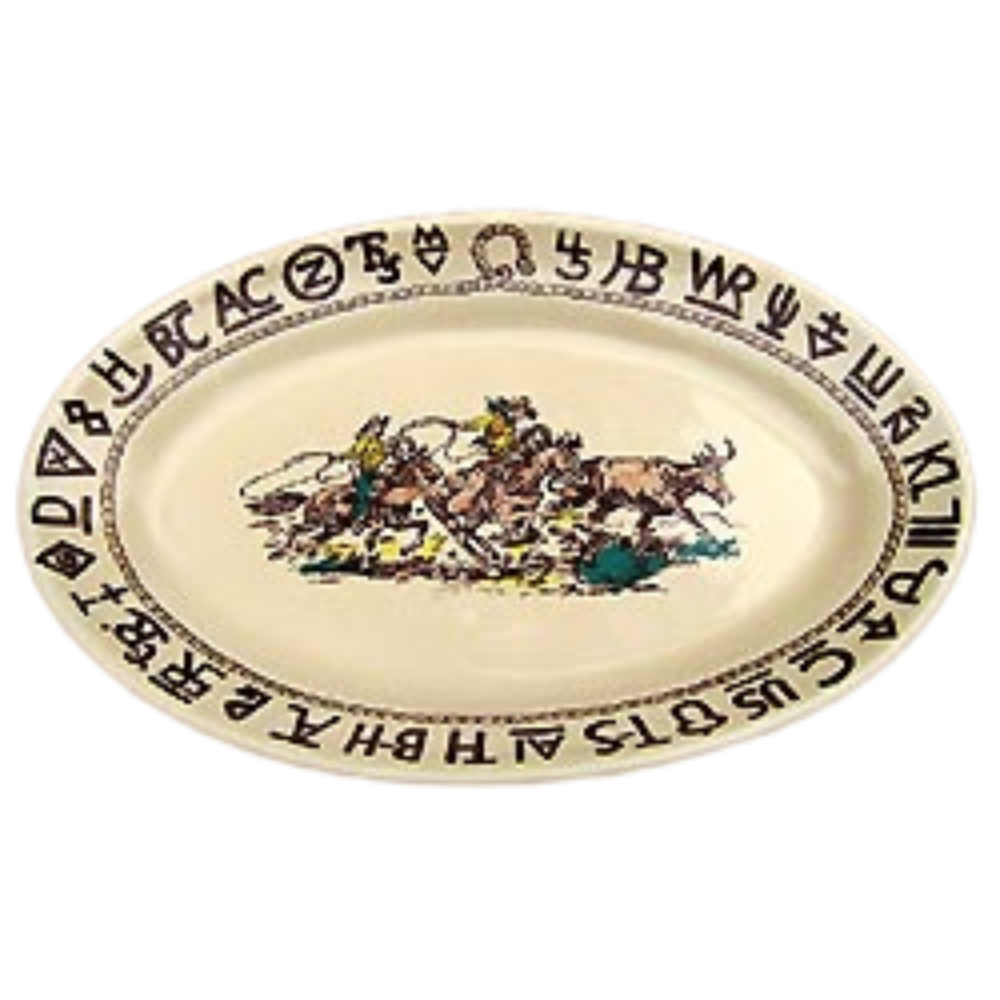 RODEO OVAL PLATTER