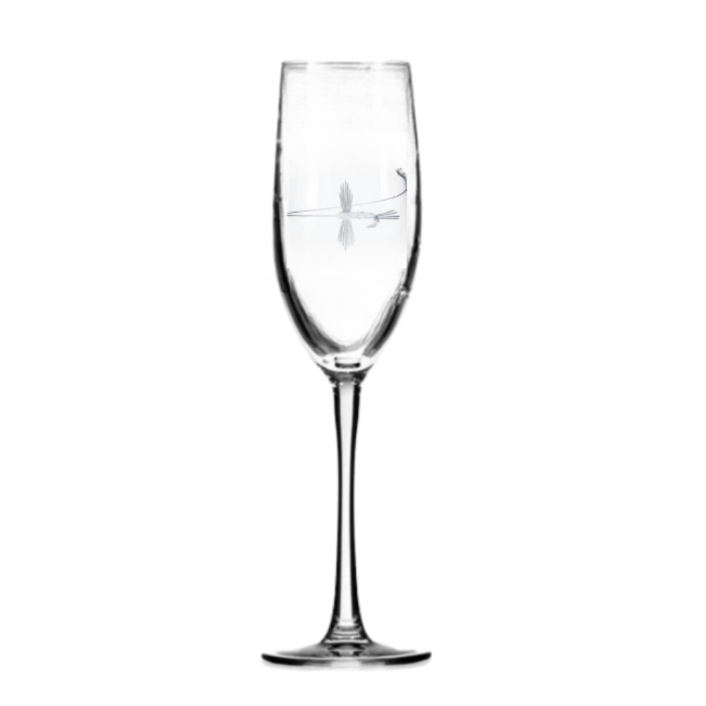 ROLF FLY FISHING CHAMPAGNE FLUTE