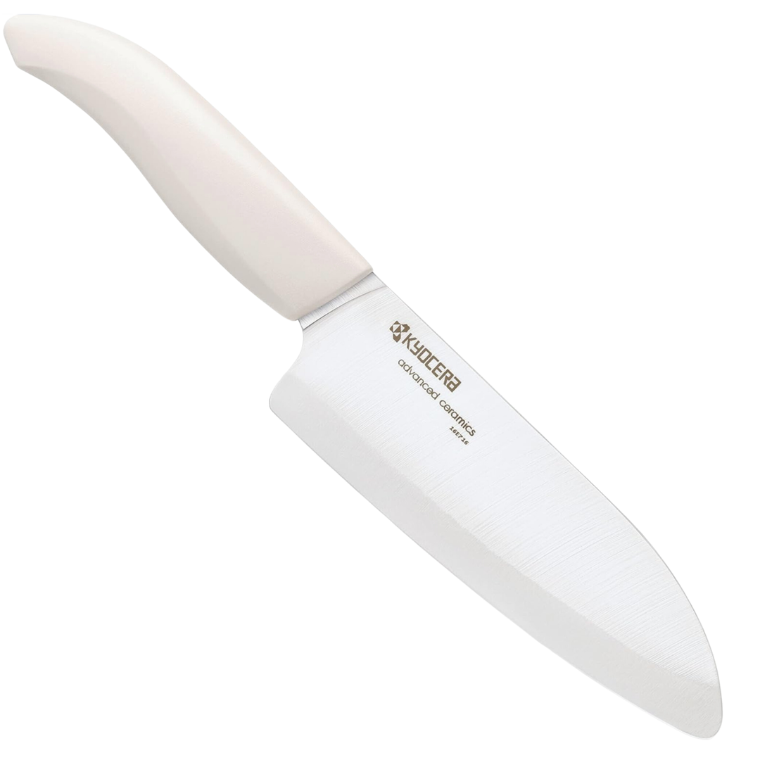 KYOCERA Revolution 5.5 White Ceramic Santoku Knife