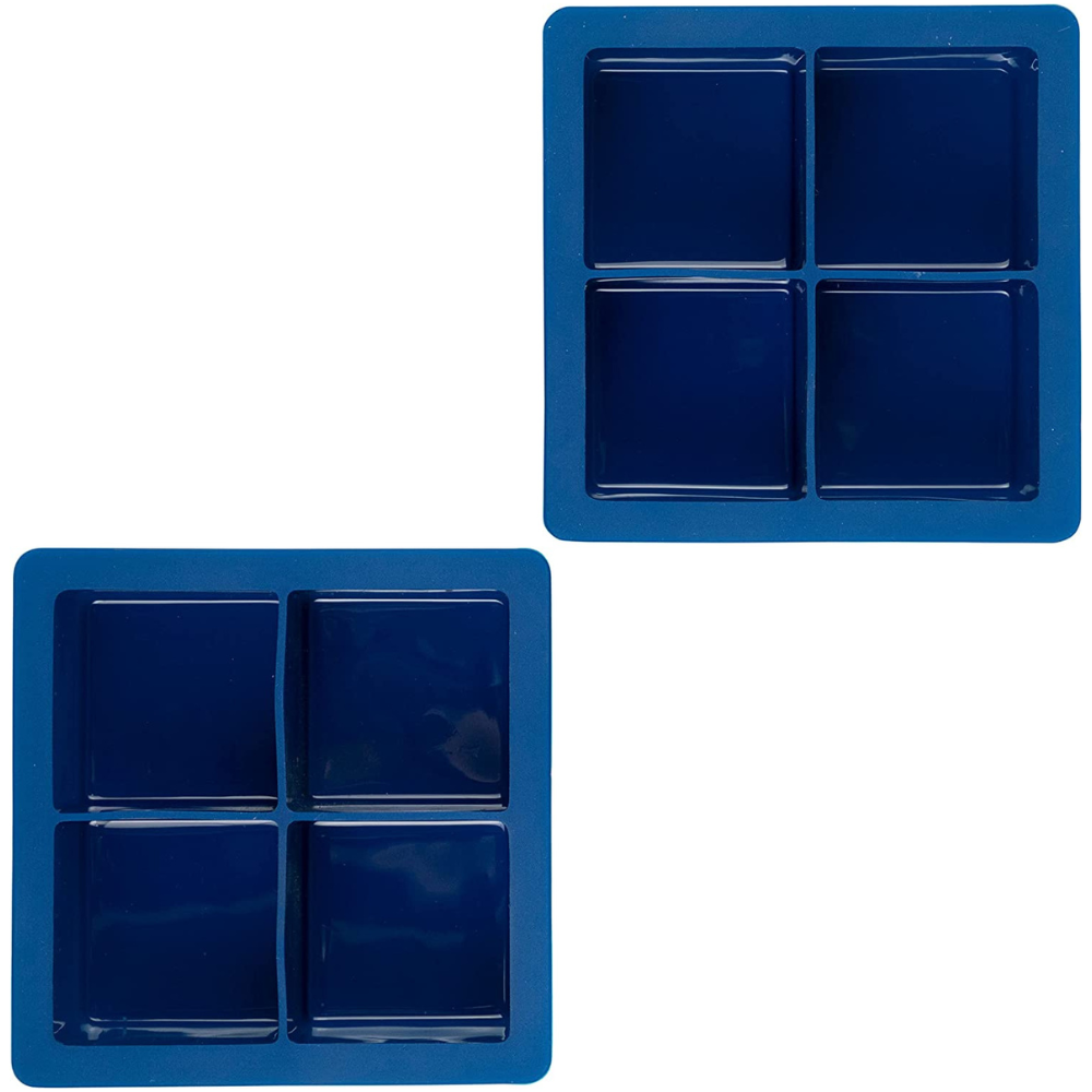 TOVOLO ELEMENTS XL ICE CUBE TRAY BLUEBERRY SET/2