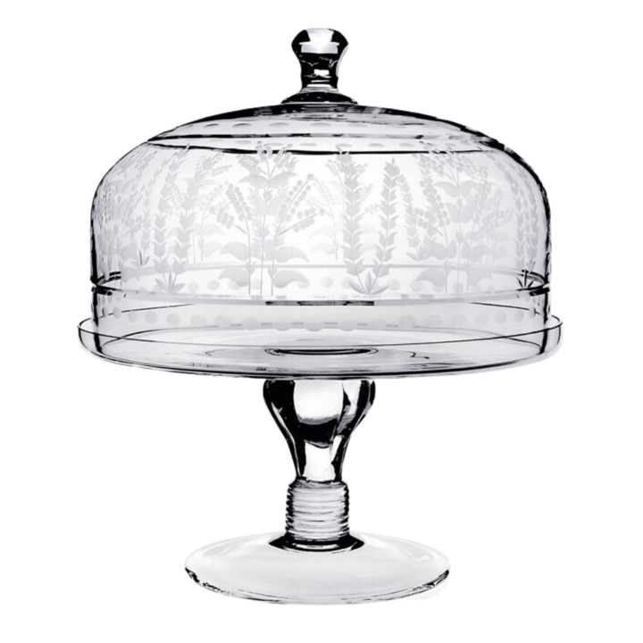 WILLIAM YEOWARD PORTIA CAKESTAND AND DOME